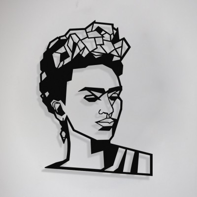 Frida Kahlo Duvar Oda Ev Aksesuarı Metal Tablo 50x36cm