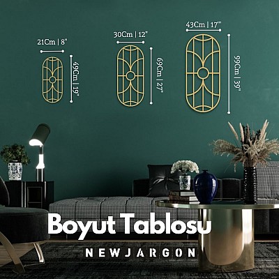 Minimalist Modern Duvar Oda Ev Aksesuarı Metal Tablo 